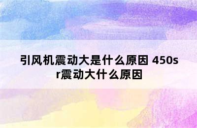 引风机震动大是什么原因 450sr震动大什么原因